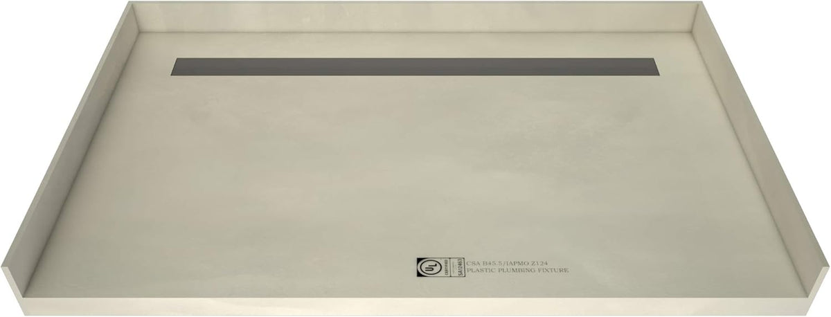 Tile Able Trench Barrier Free Pan, 36" D x 63" W Y507
