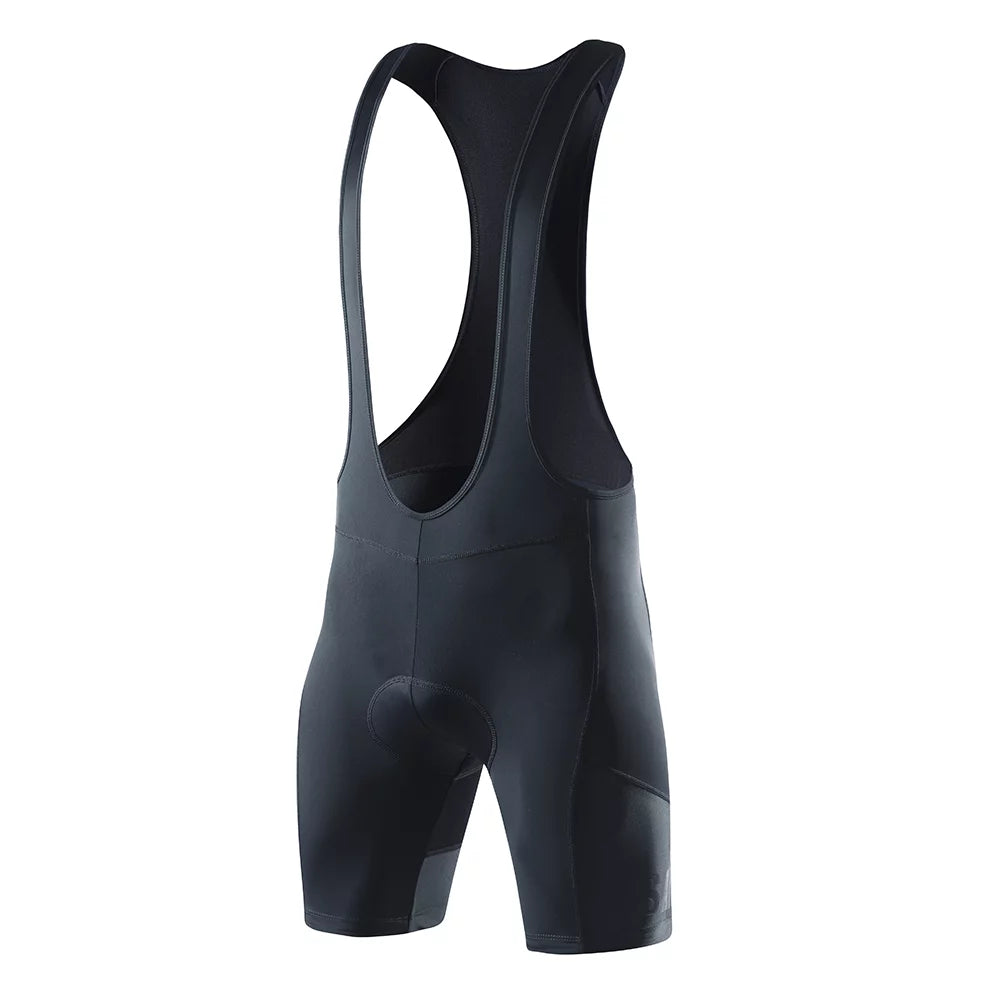 Black 4D Padded Cycling Bib Shorts E6145