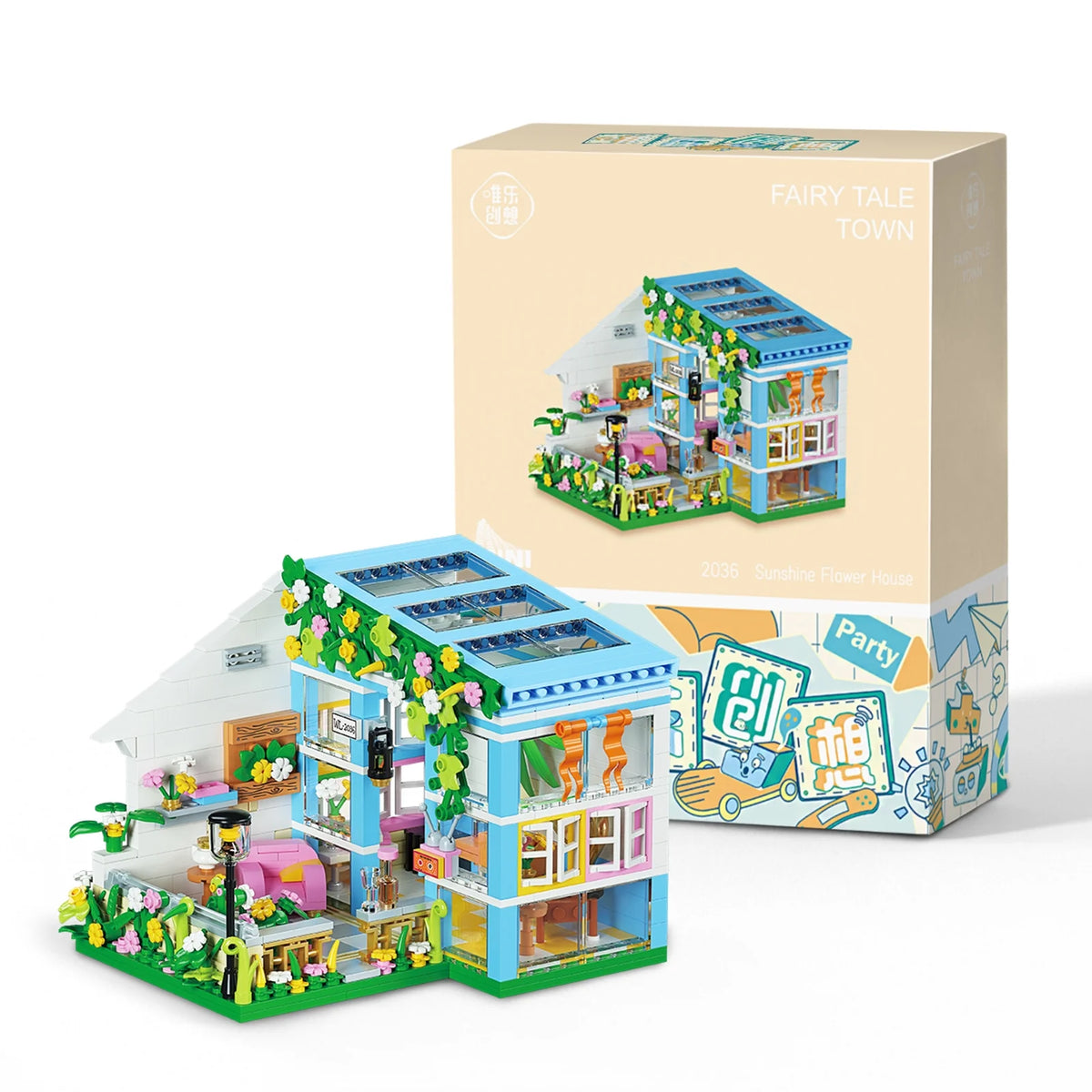 Wooden DIY Miniature Dollhouse Kit M2099