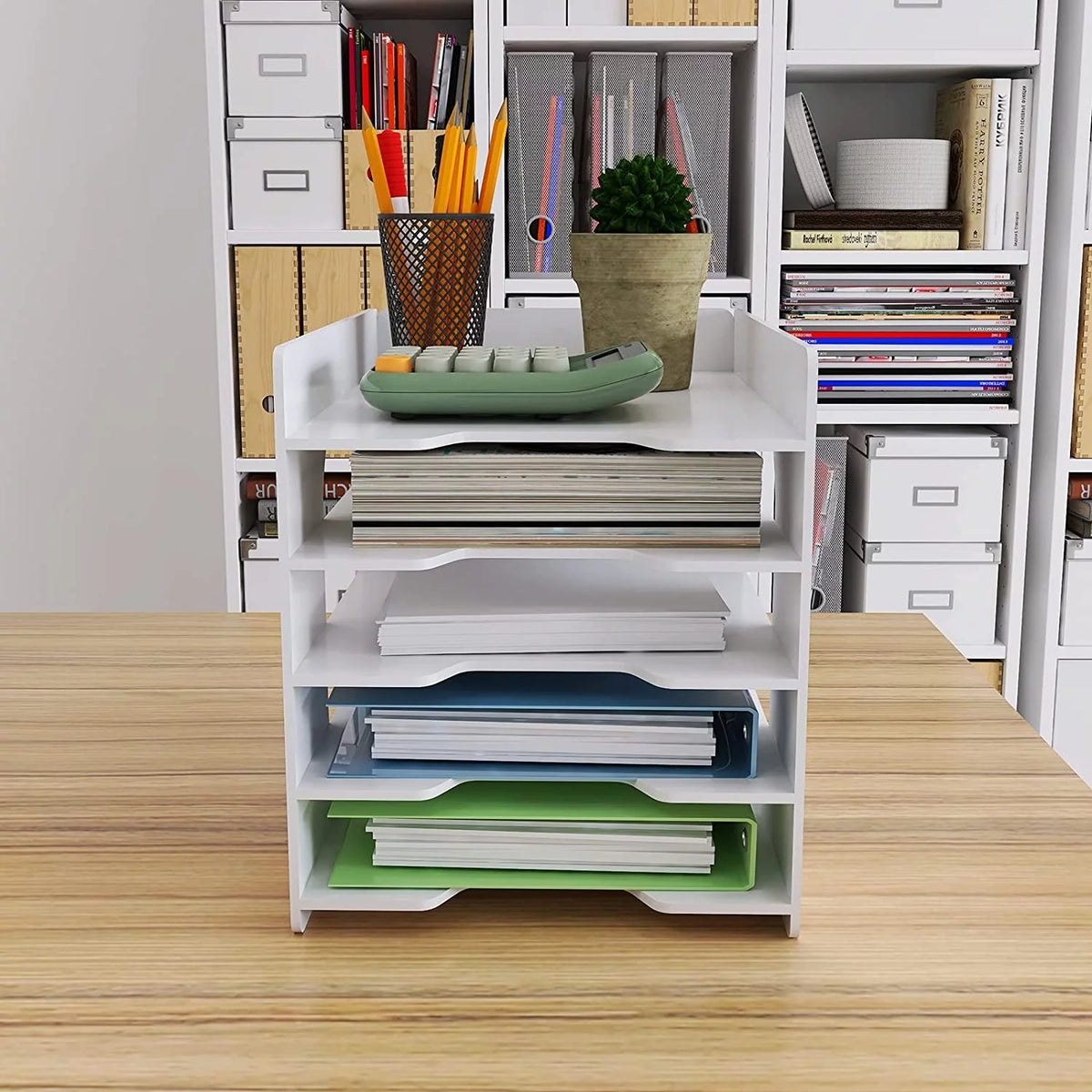5-Tier Paper Organizer Letter Tray V687338