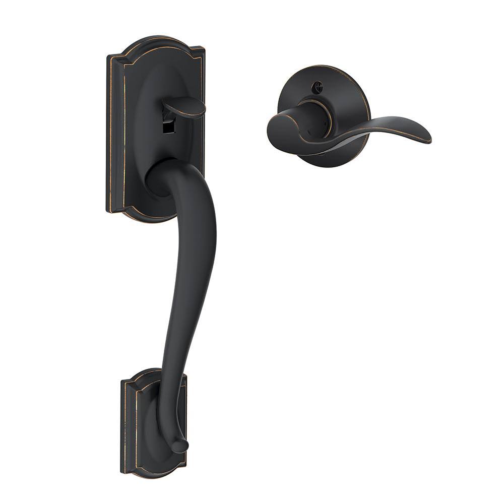 Aged Bronze Front Entry Handle Left-Handed Interior Lever R964962
