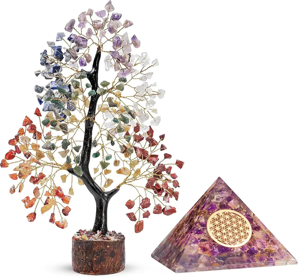 Crystal Tree and Crystal Pyramid V558894
