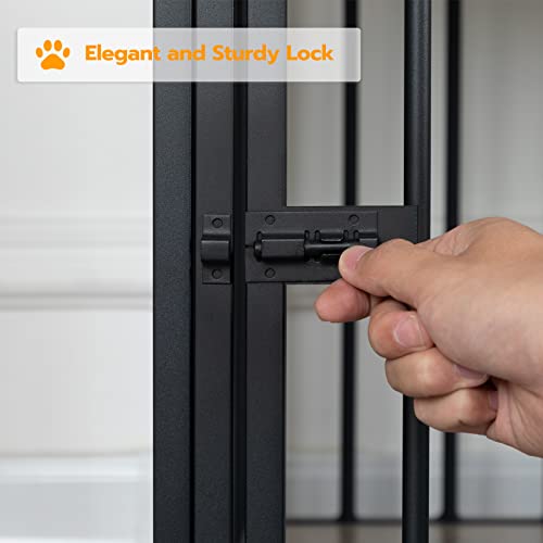 Wooden Dog Crate Furniture with Drawer F214