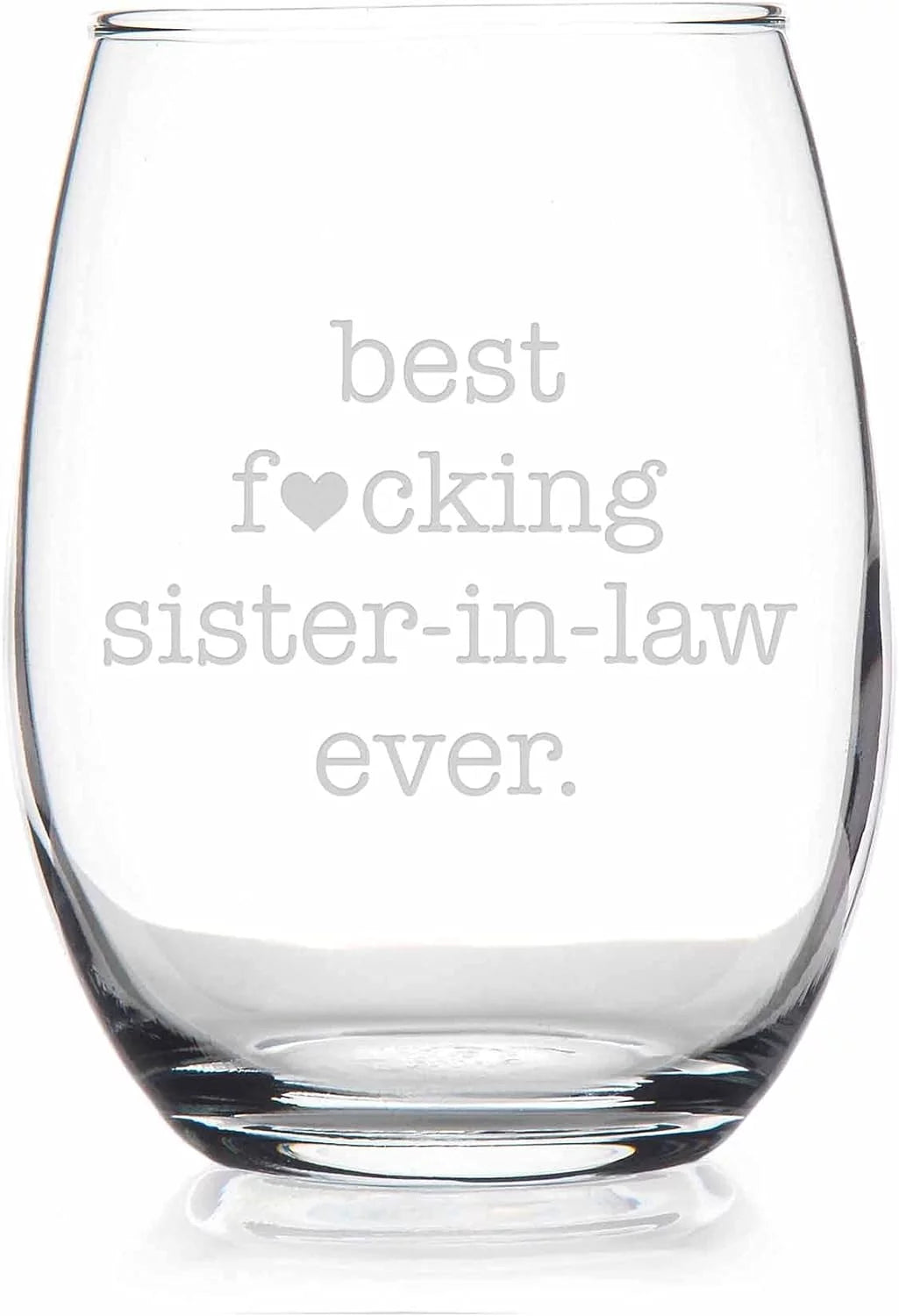 Sister In Law Stemless Wine Glass K589820