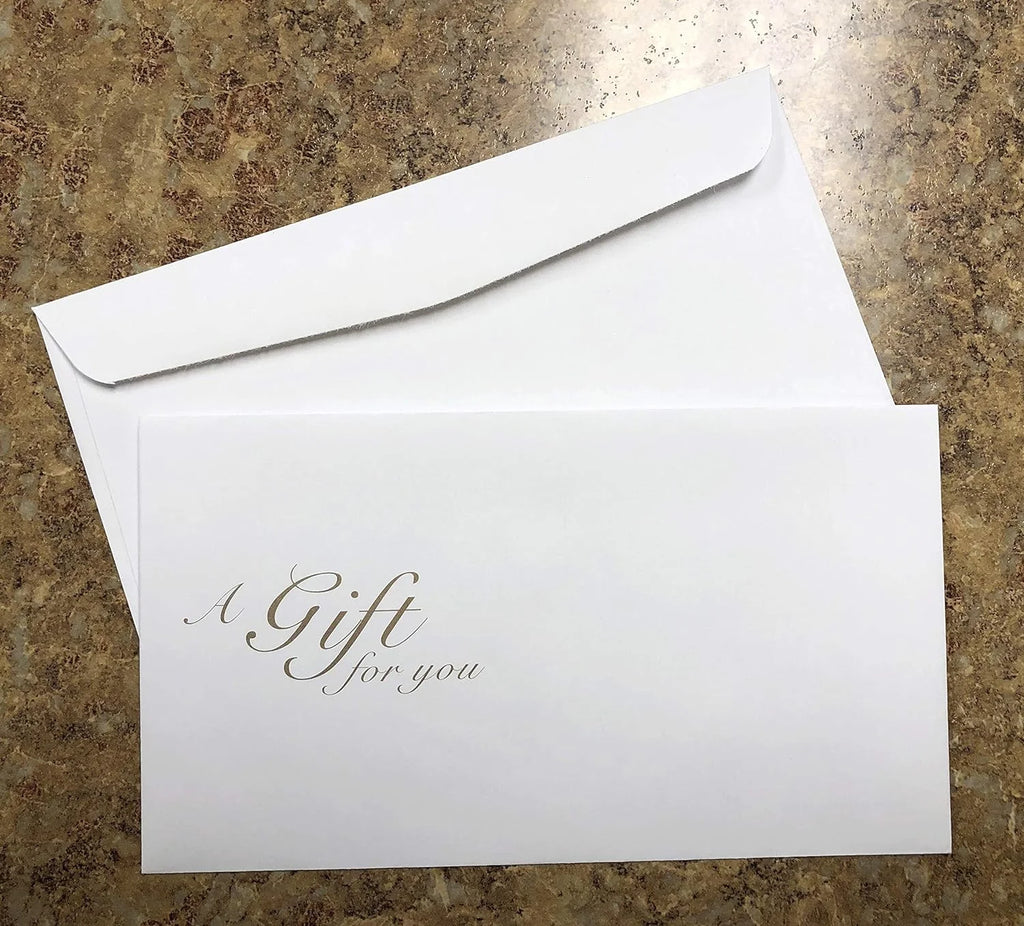 Blank Gift Certificates 25 Set with Matching Envelopes B437