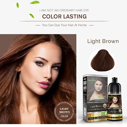 Dark Brown 500 Ml Hair Color Shampoo W1460
