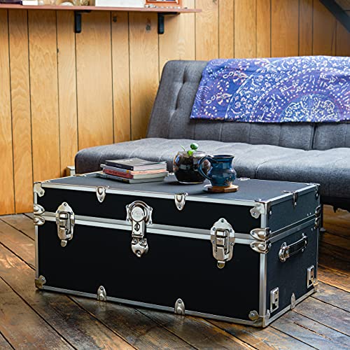 White Camp Trunk with Removable Wheels 30"x17"x13" Y495217