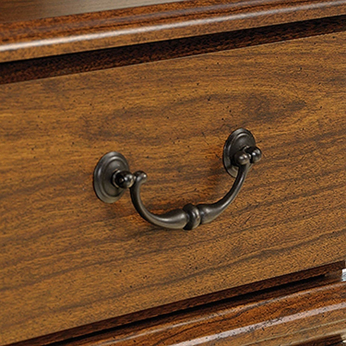Milled Cherry Computer Desk with Hutch P268