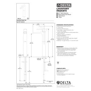 Single Handle Chrome Vessel Sink Faucet Z51984