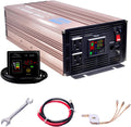 500 Watts Power Inverter 12V to 110V Pure Sine Wave with LED Display and 4.2A USB Charging Ports & 2 AC Outlets Pack of 2 G54720
