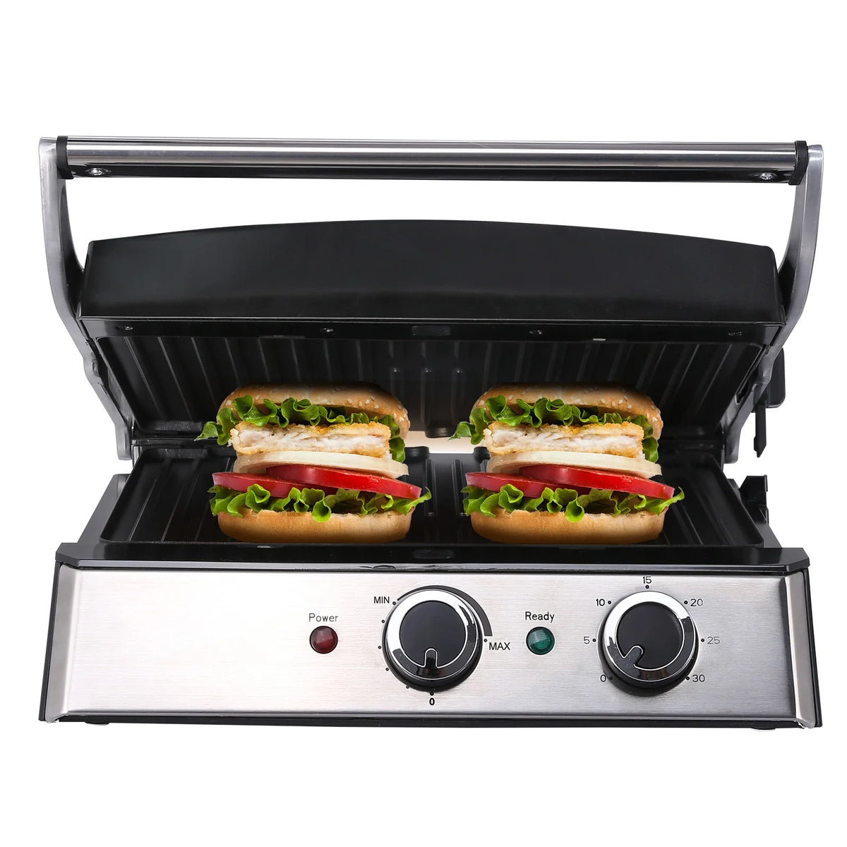 14.5" Commercial Electric Countertop Griddle Grill Z636