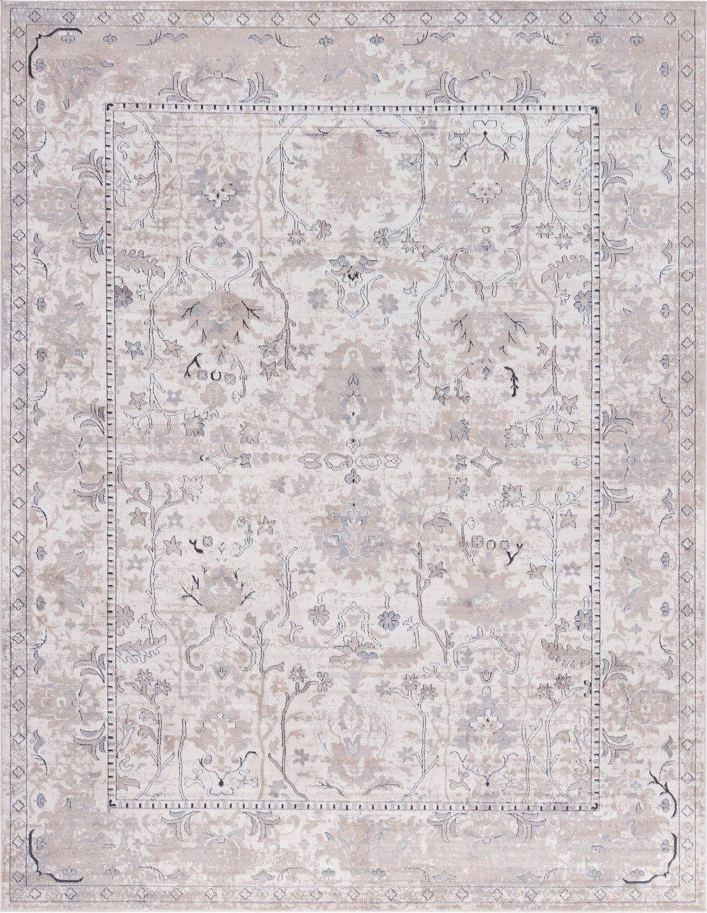 Ivory Low-Pile Rug P84964
