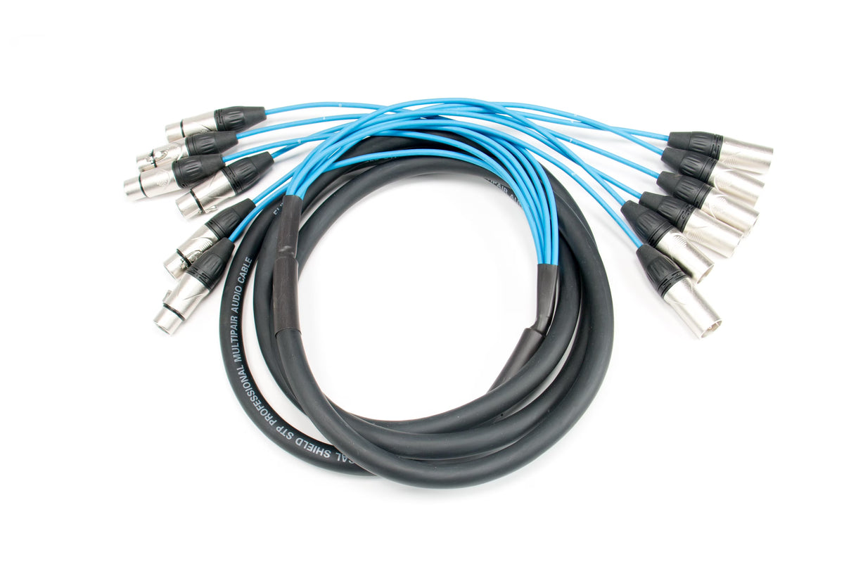 6 Channel XLR Extension Snake 10 ft C44080