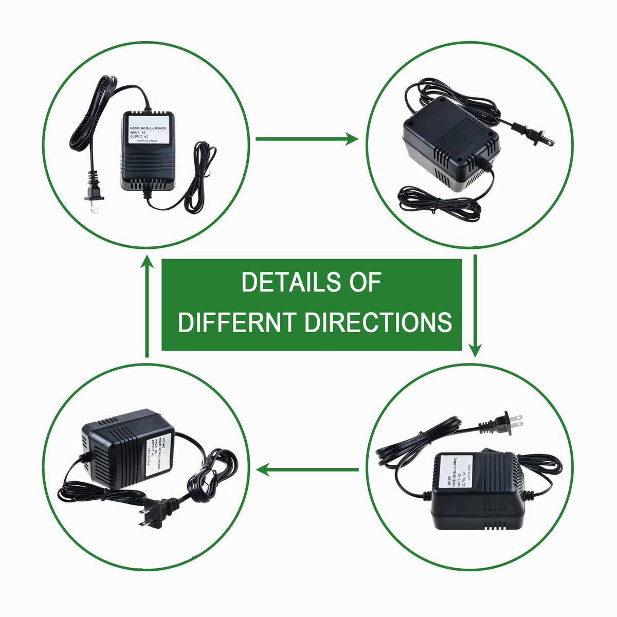 Compatible AC/AC Adapter Power Supply Charger T516