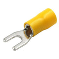 Insulated Fork Spade Wire Connector Electrical Crimp Terminal SV5.5-4 12-10 AWG Pack of 100 T235971