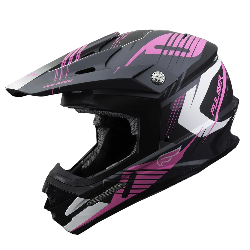 Pink Adult MX Helmet, XL L1307