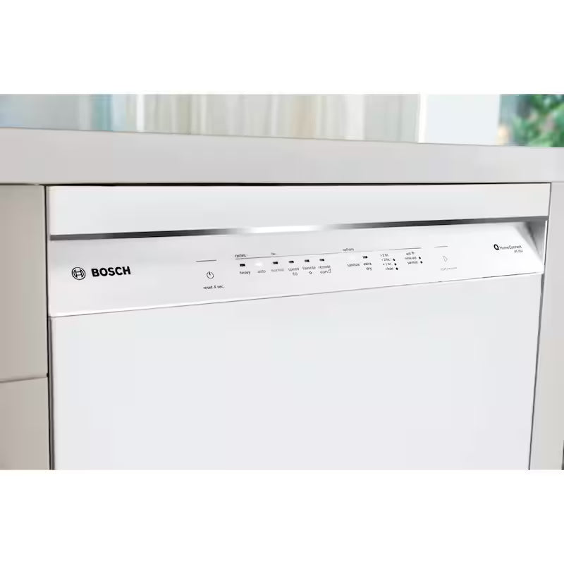 White 24 in. Dishwasher with Stainless Steel Tub and 3rd Rack J4443