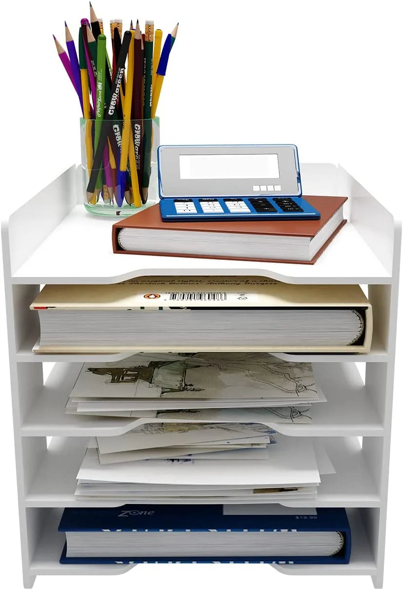 5-Tier Paper Organizer Letter Tray V687338