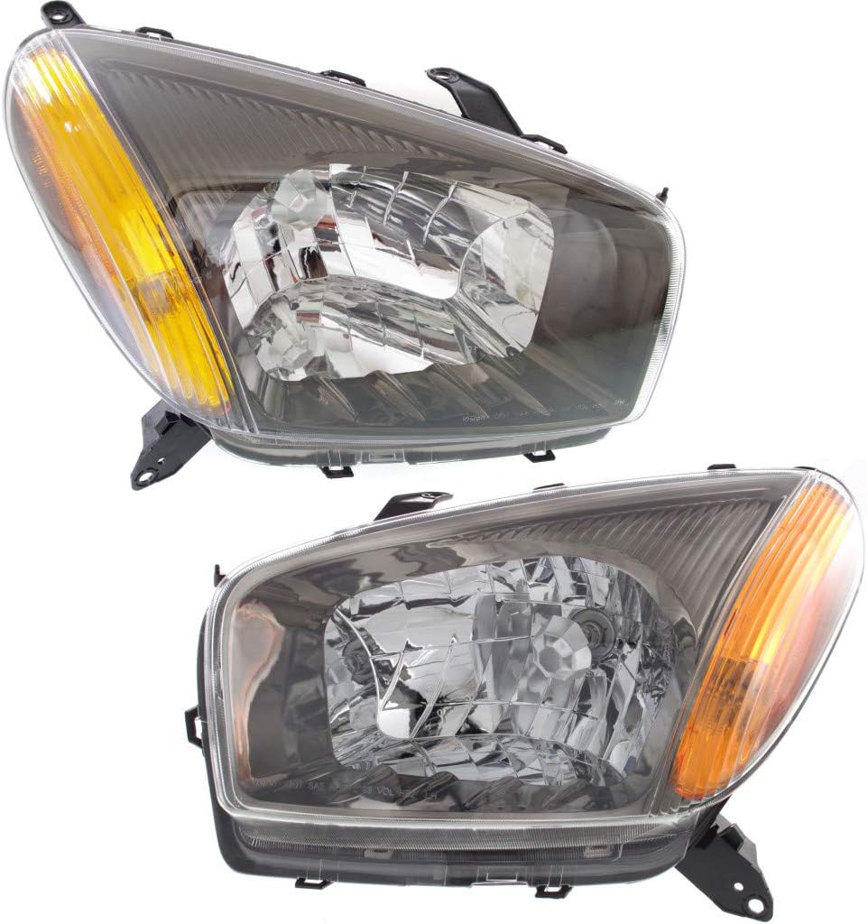 Headlight Assembly Pair for Toyota RAV4 2001 2002 2003 Halogen M87859
