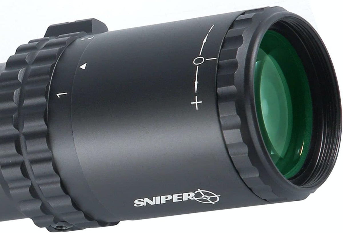 1-6X28 FFP CQB Scope with Red/Green Illuminated Reticle J521