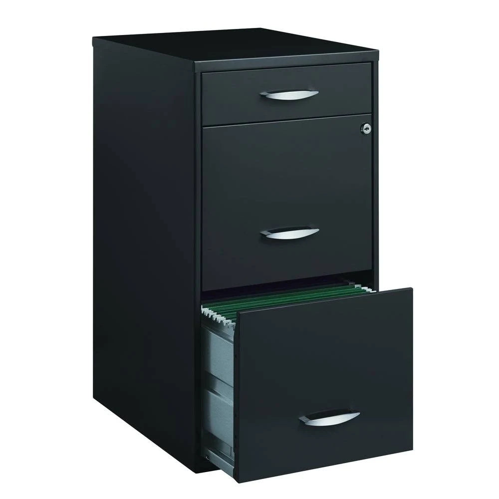3-Drawer Charcoal File Cabinet R25793