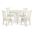 Linen White 5 Piece Dinette Set Z762