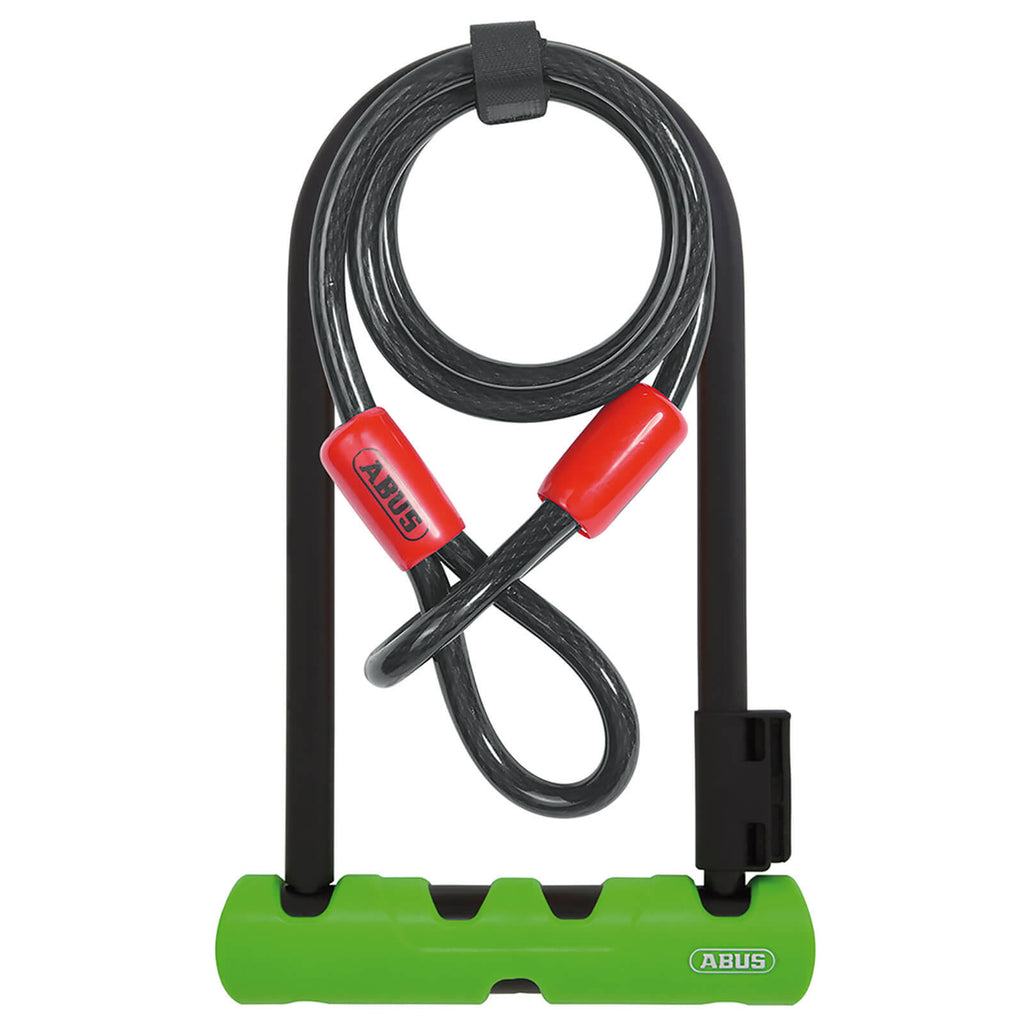 Keyed U-Lock with Cable, 9x22 Shackle E957686
