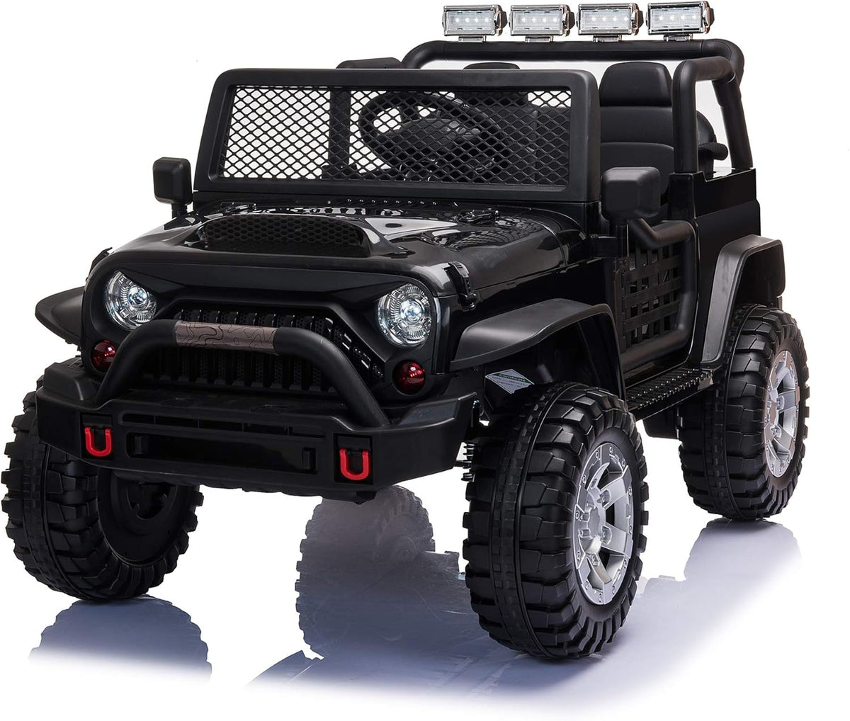 12V Ride On Truck with Remote Control, Black X410
