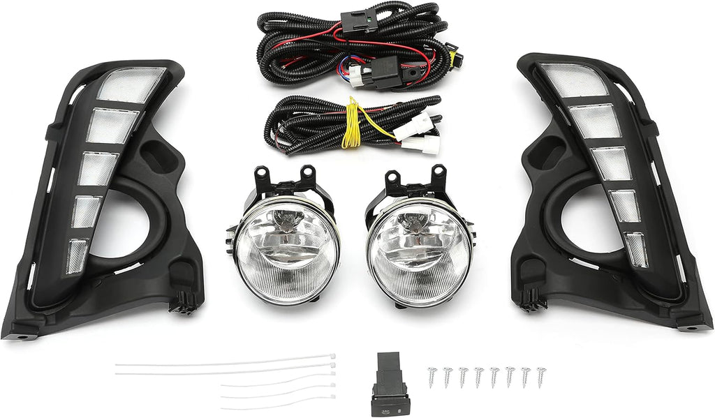 LED Daytime Running Light Fog Lights with Harness Kit U77411