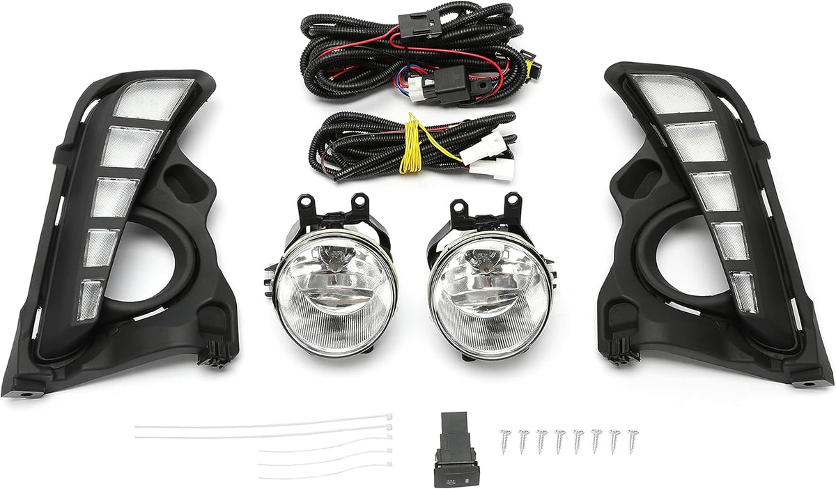 LED Daytime Running Light Fog Lights with Harness Kit U77411
