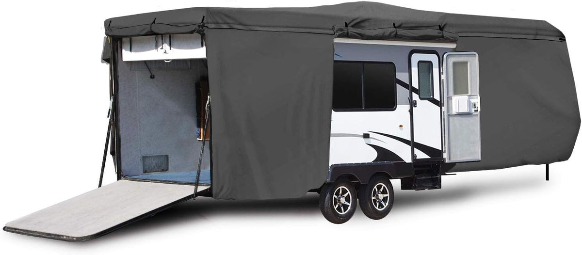 Gray RV Cover for 22'-24' Travel Trailer Camper W94129