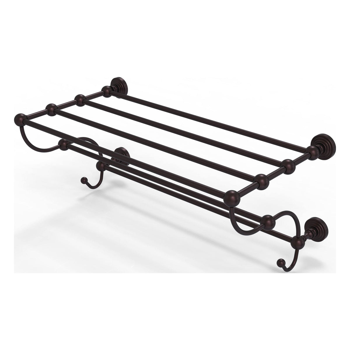 Antique Bronze Train Rack Towel Shelf M517016