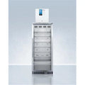 12.4 cu. ft. Stacked Glass Door Refrigerator with Freezer Z14745