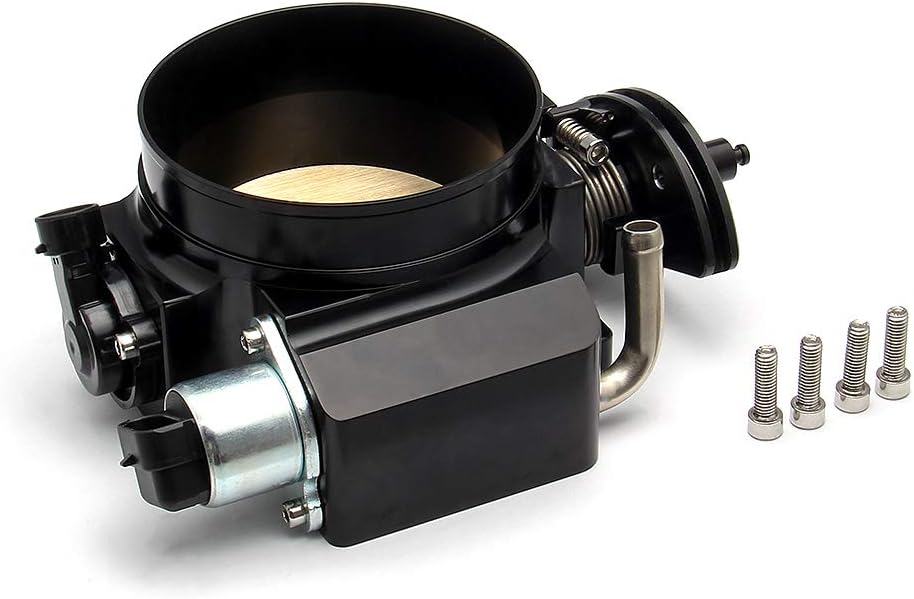 92mm Aluminum Throttle Body with TPS IAC Black U457