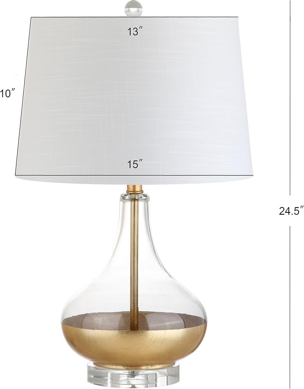 Gold Leaf Glass LED Table Lamp S87283