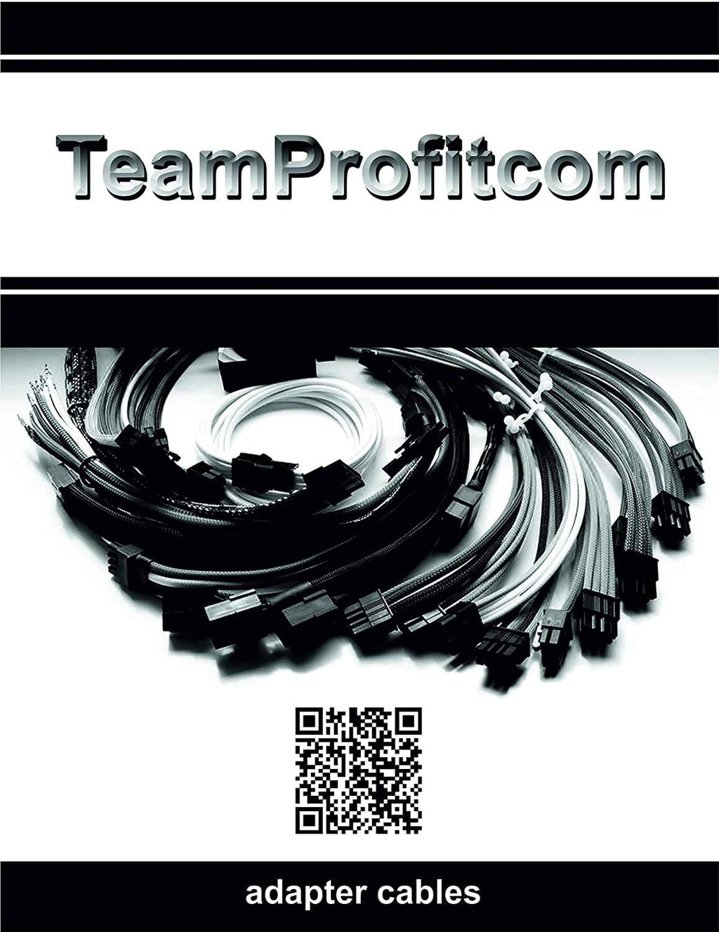 16 AWG PCI-e 8 Pin Female to Dual 8(6+2) Pin Male Sleeved Splitter Power Extension Cable 20 inches (4 Pack) J573