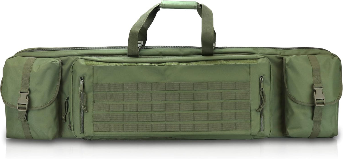 Tactical Double Rifle Case with Pistol Storage P1444