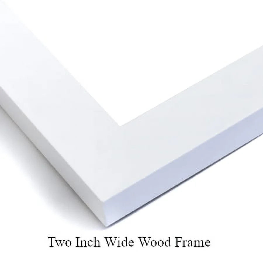 White Modern Wood Framed Museum Art Print H896461