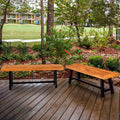 2pc 63x22 Acacia Wood Benches I96340