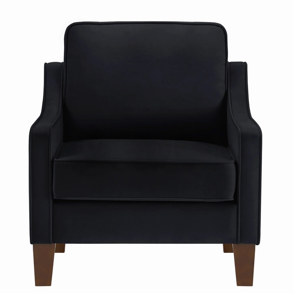 Black Velvet Armchair P803939