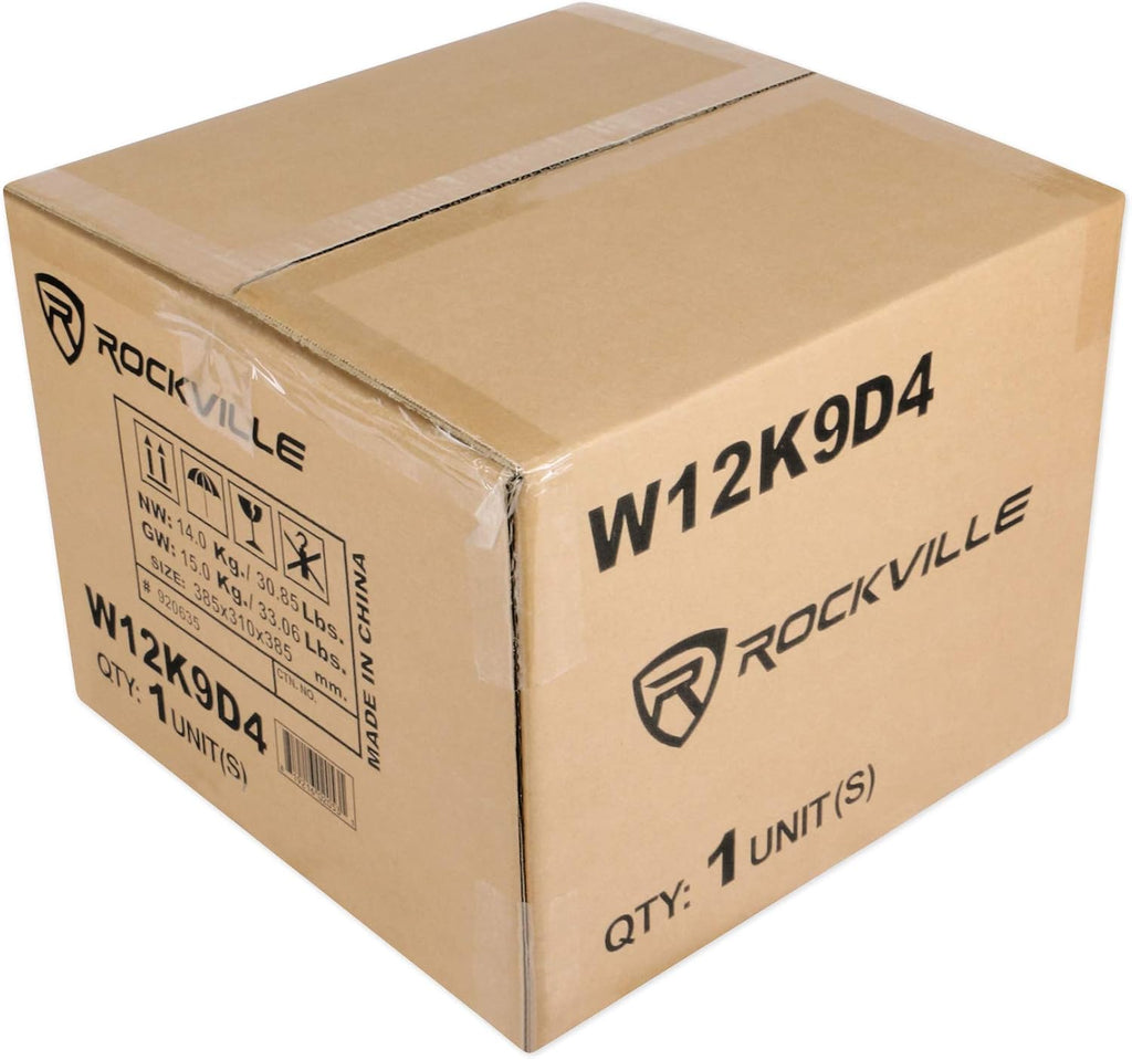 12 8000 Watt Car Subwoofers + Vented Sub Box Enclosure G37790