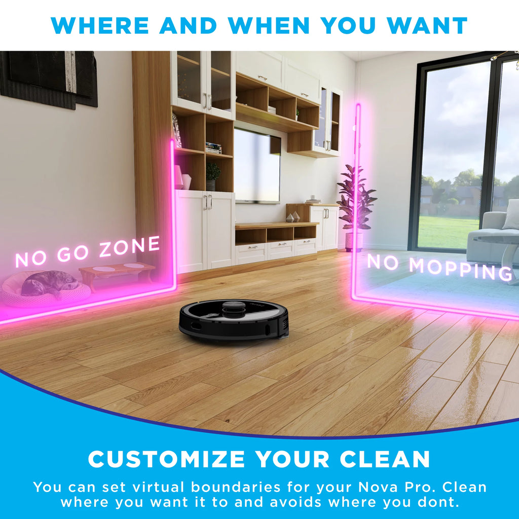 3-in-1 Robot Vacuum with Vibrating Mop K33947