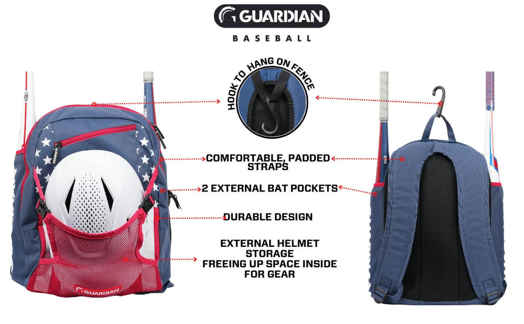 Youth Baseball Bag Holds Two Bats F665