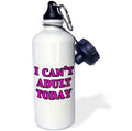 Pink Straw Water Bottle, 21-ounce B617419