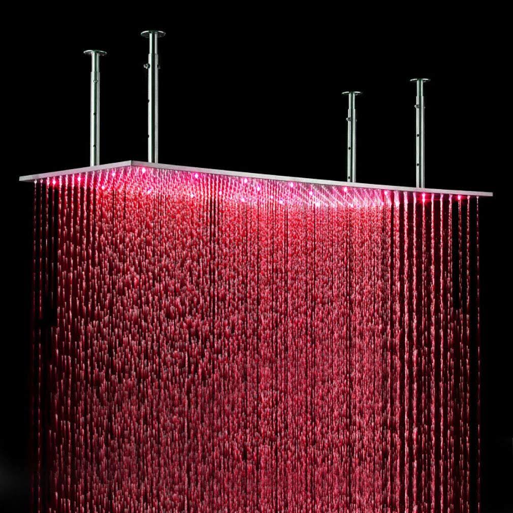 Rainfall LED Shower Set Double-Function Valve Brass Handheld Shower Oil Rubbed Bronze P2653