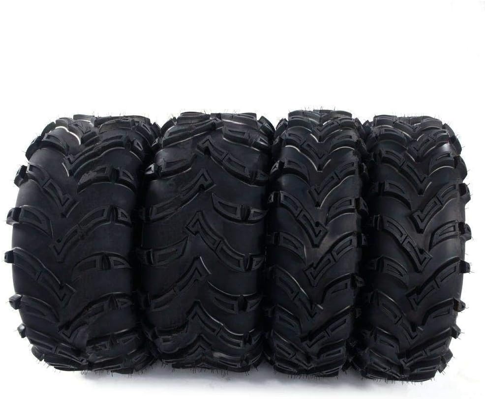 26x9.00-12 Front & 26x11.00-12 Rear 6PLY All Terrain Tubeless Tires Set of 4 R860