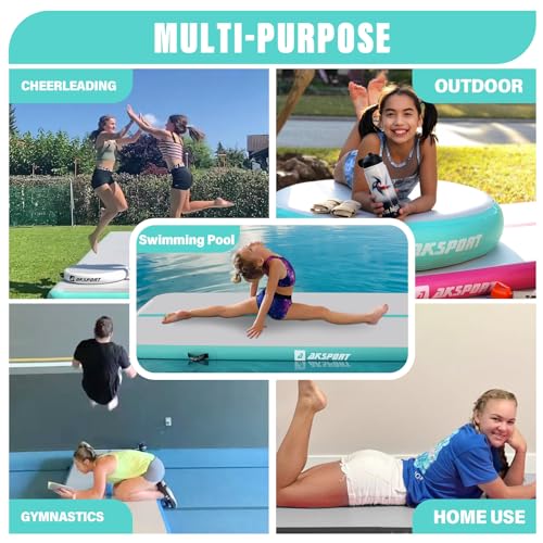 Inflatable Gymnastics Tumbling Mat with Air Pump O7901