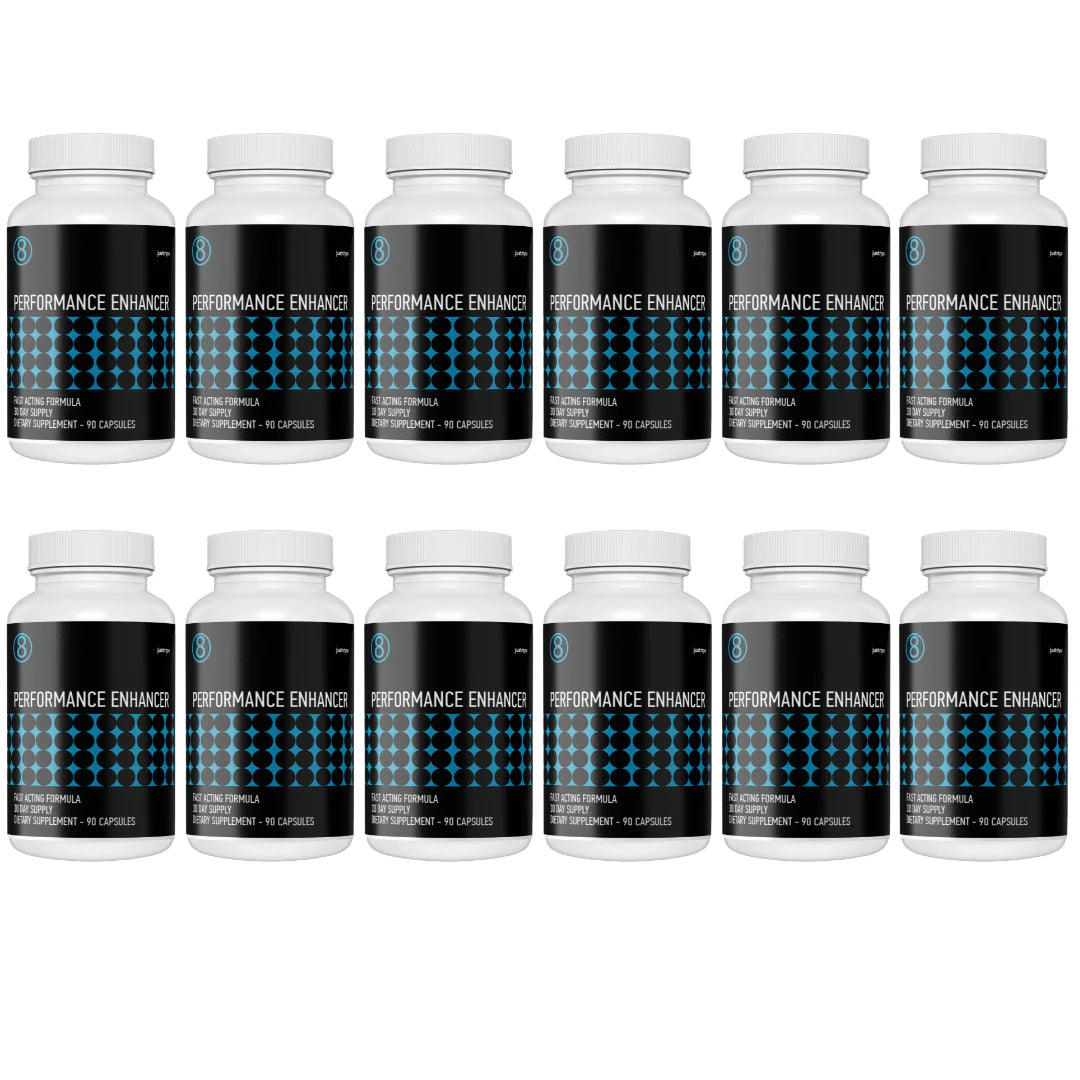 Male Performance Enhancer Support Supplement 12 Bottles T1425