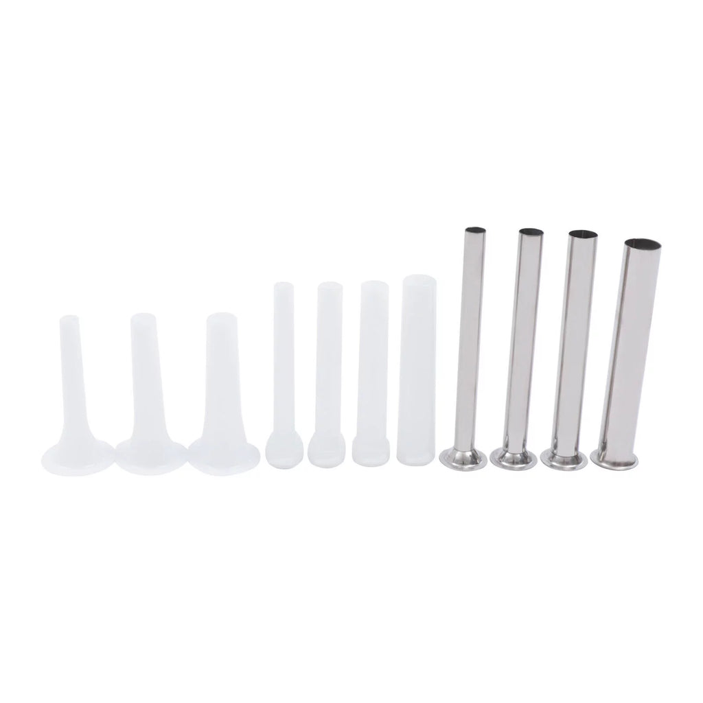 3L Manual Sausage Stuffer Stainless Steel Vertical Sausage Maker with 8 Tubes Z620934