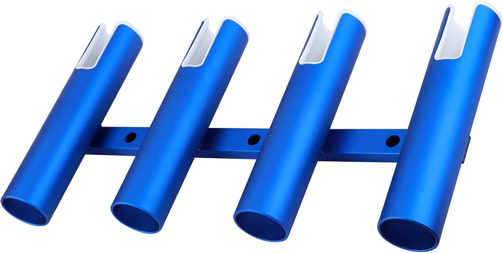 Aluminium Wall Mounted 4 Tubes Fishing Rod Holder, Pack of 2 Y452065
